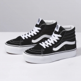 Tênis Vans - SK8-Hi Plataforma - Preto / Branco
