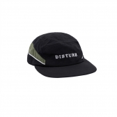 Boné Disturb - 5 Panel Double Cut - Preto