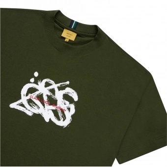 Camiseta Class - White-Out Scribble Verde