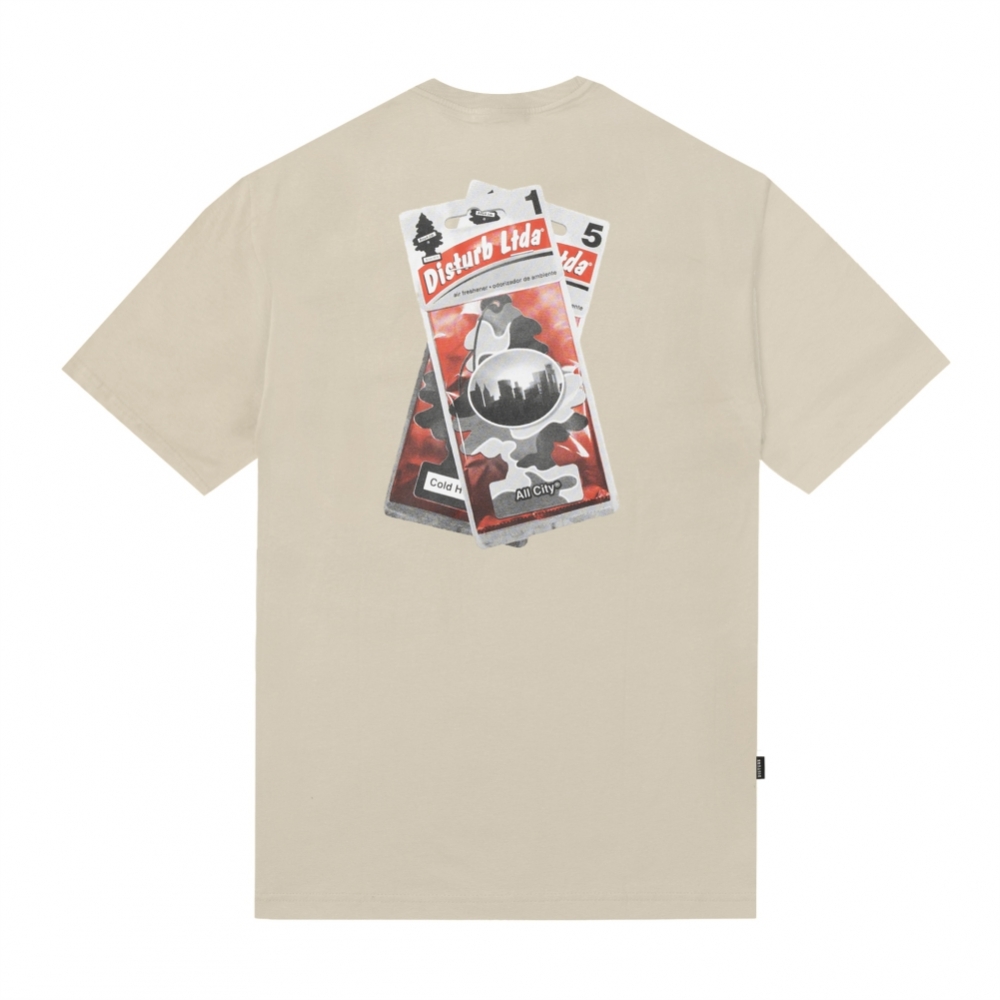 Camiseta Disturb - Air Freshener Bege