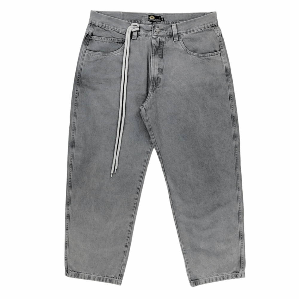 Calça Foton - Ballon Jeans - Cinza Marmorizada