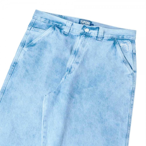 Calça Tupode - OG Baggy Contraste - Azul Claro Contraste