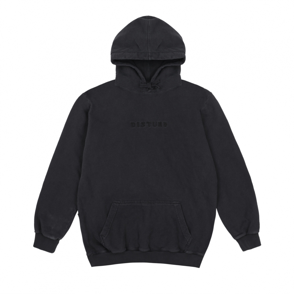 Moletom Disturb - Duster Washed - Preto Estonado