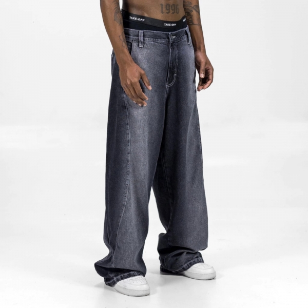 Calça Take-OFF - TKF Baggy Scientist Jeans