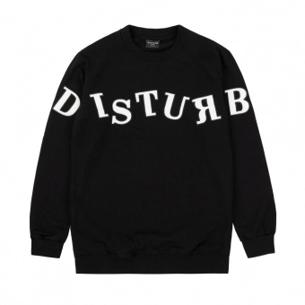 Moletom Disturb - Play Logo Preto