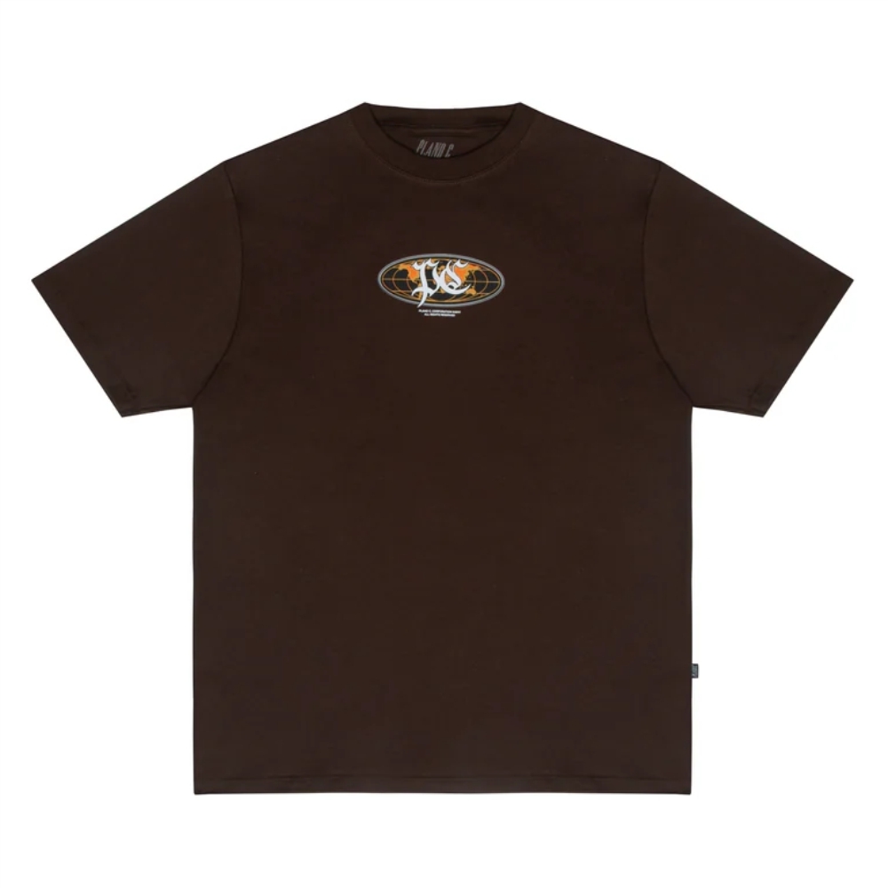 Camiseta Plano C - Global Control - Marrom