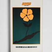 Shape Maple Adiante Skateboarding - Flower - Branco