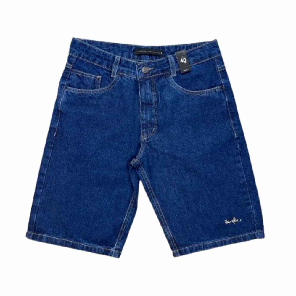 Bermuda Simple Skate - Trad Jeans - Azul Escuro