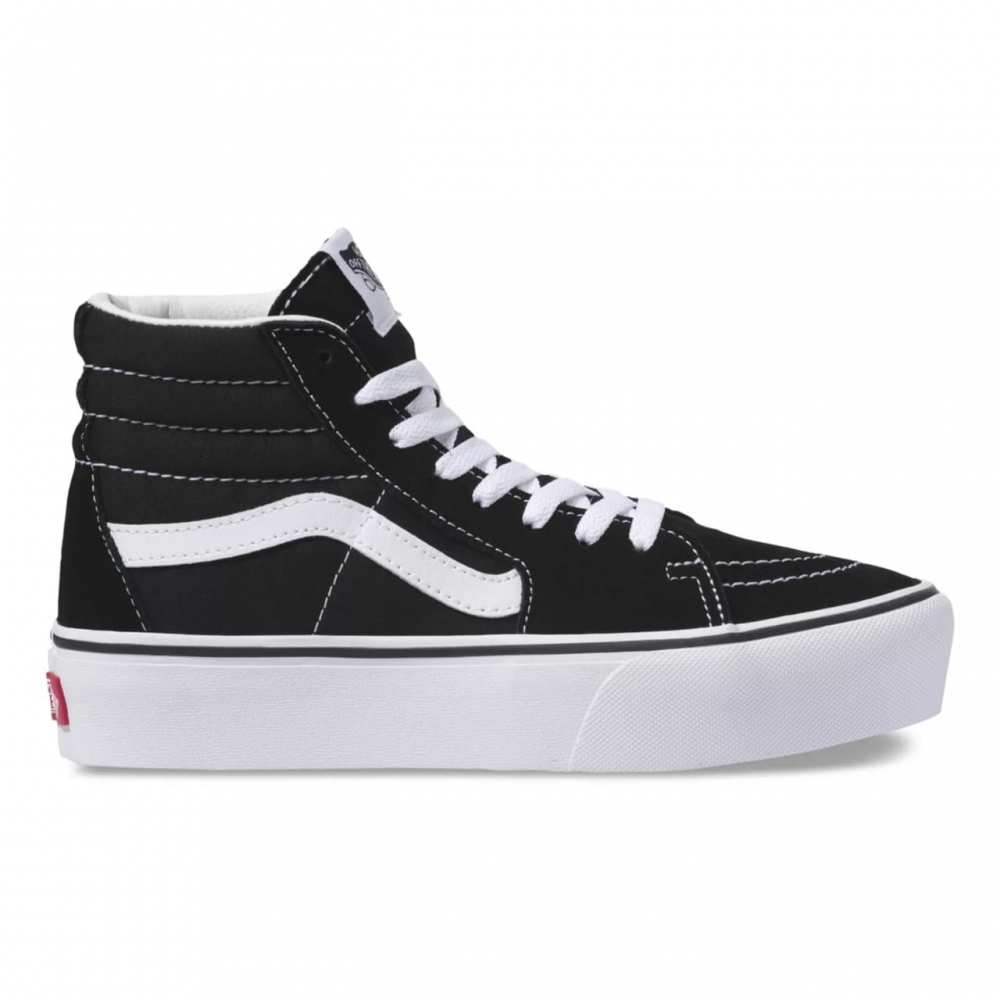 Tênis Vans - SK8-Hi Plataforma - Preto / Branco
