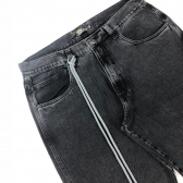 Calça Foton - Ballon Jeans - Preta Marmorizada