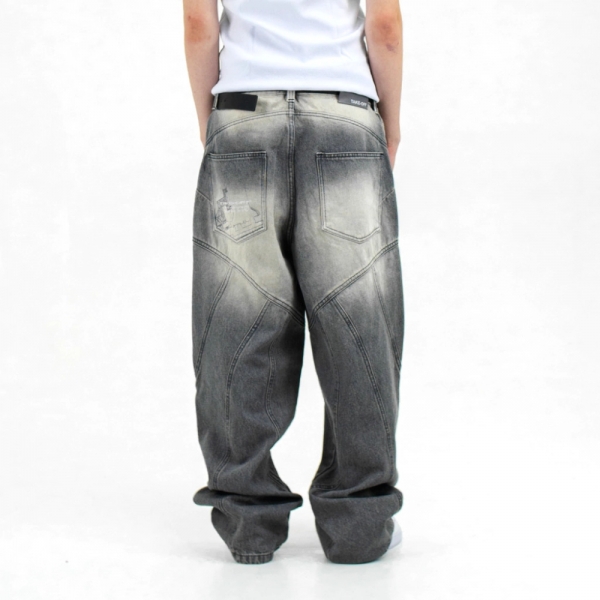 Calça Take-OFF - Disorder Washed Grey Jeans