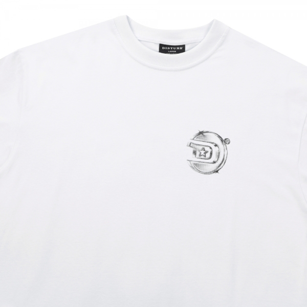 Camiseta Disturb - Platinum - Off-White