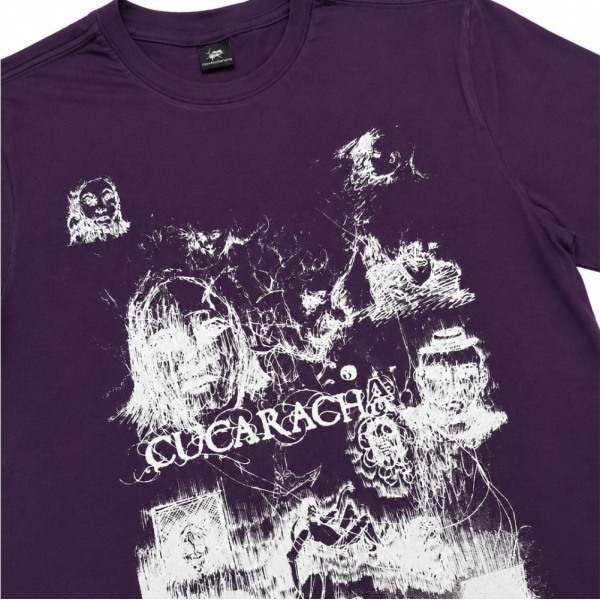 Camiseta Cucaracha Tapes - D02 Roxa