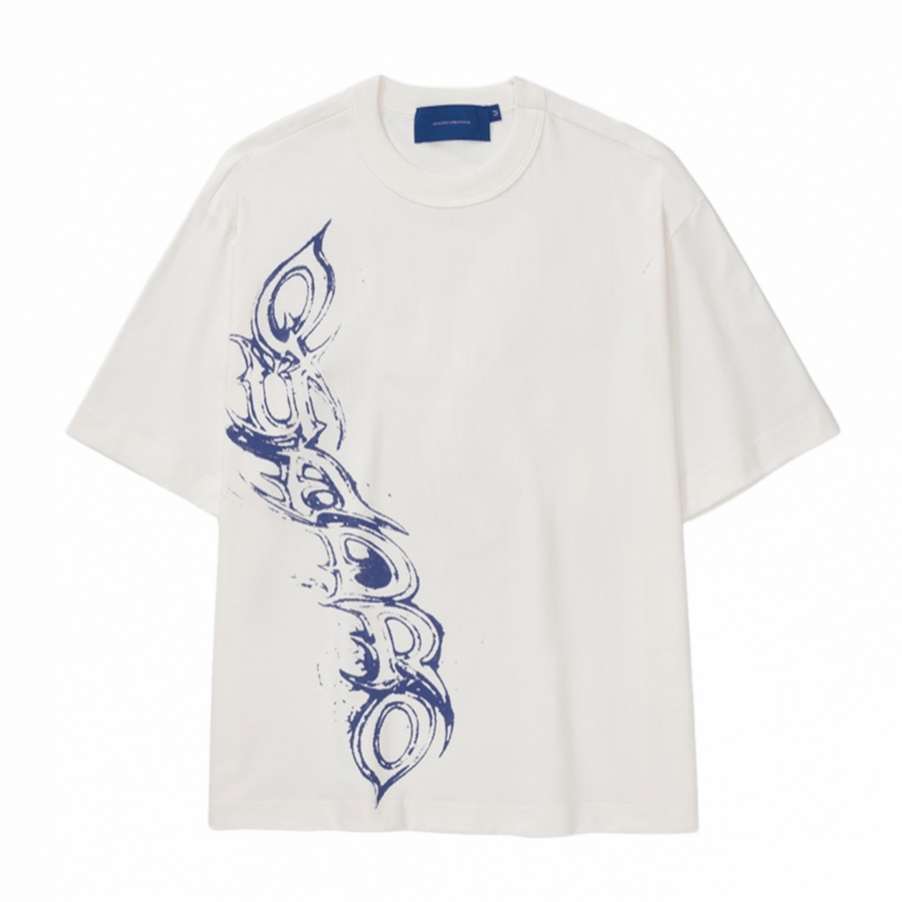 Camiseta Quadro Creations - Fall Boxy - Off-White