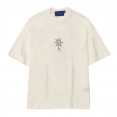 Camiseta QC - Sol em S.A. Boxy - Off-white