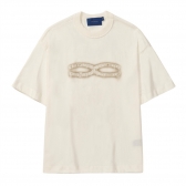 Camiseta QC - Arqueólogos Boxy - Off-white