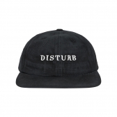 Boné Disturb - 6 Panel Logo Washed - Preto