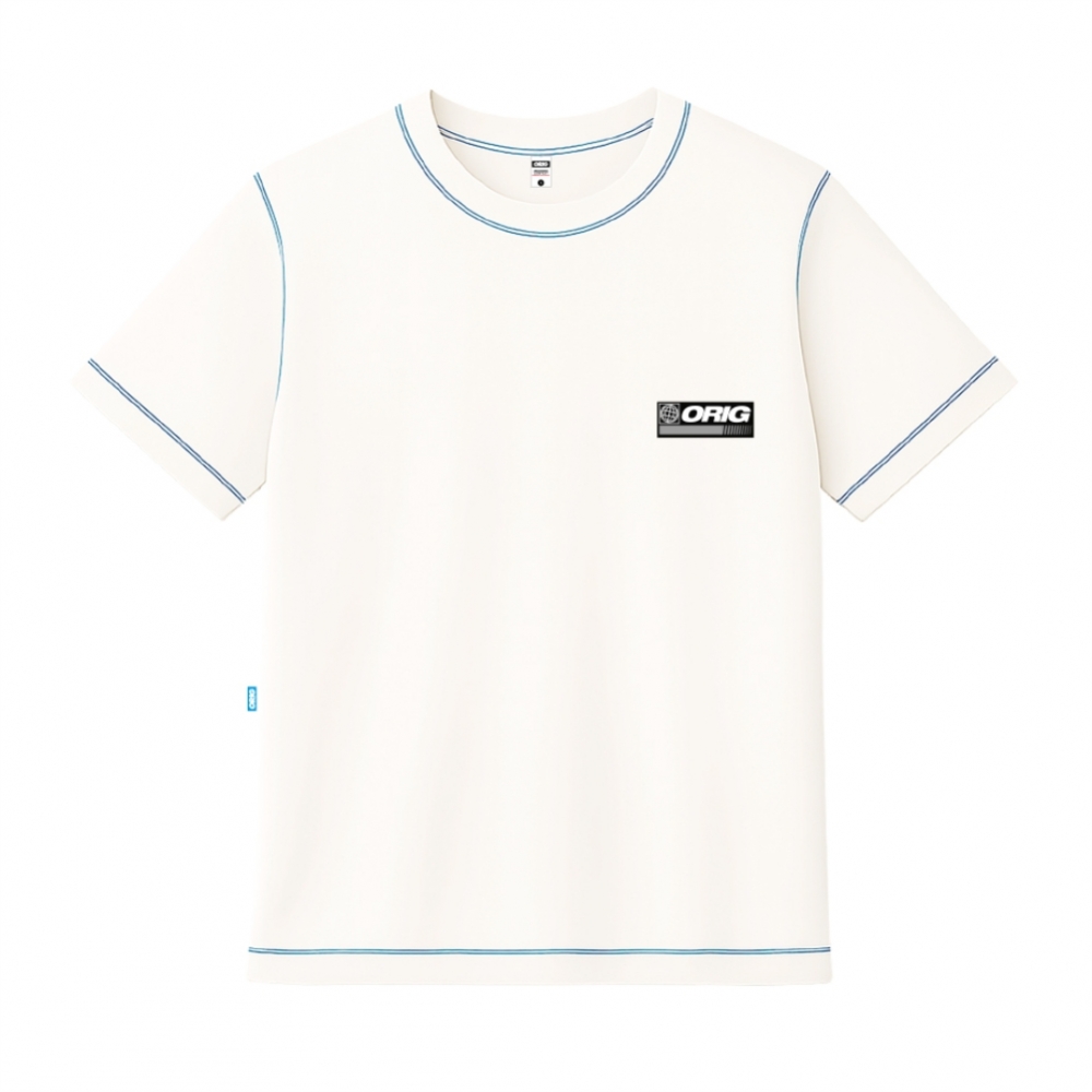 Camiseta Orig Skateboards - Wordwide Invert - Branca
