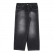 Calça Disturb - Faded Denim - Preto