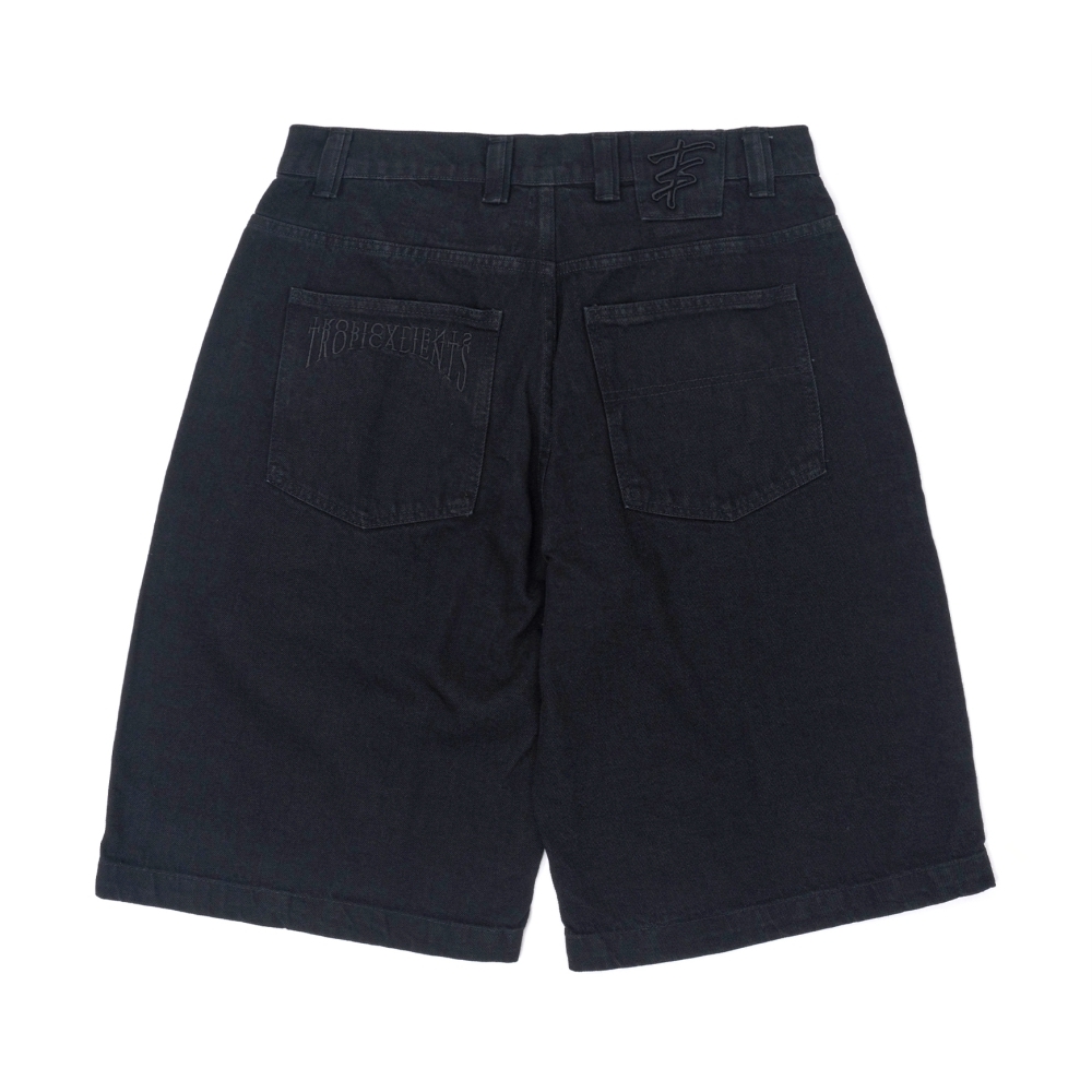 Bermuda Jeans Tropicalients - Total Black