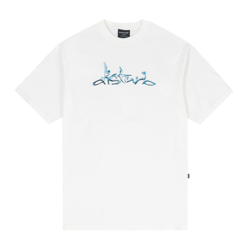 Camiseta Disturb - Liquid Chrome - Off-white