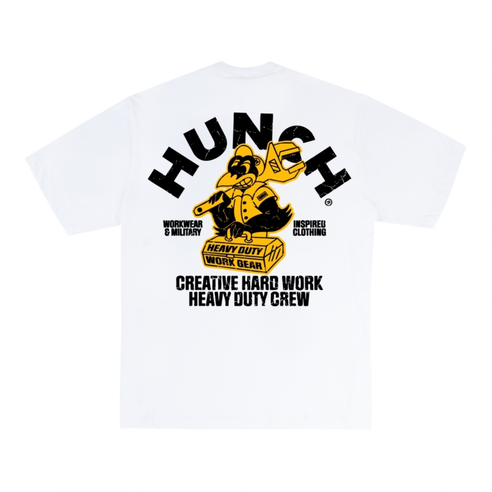 Camiseta Hunch - Worker - Branca