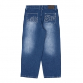 Calça Disturb - Faded Denim - Azul