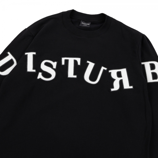 Moletom Disturb - Play Logo Preto