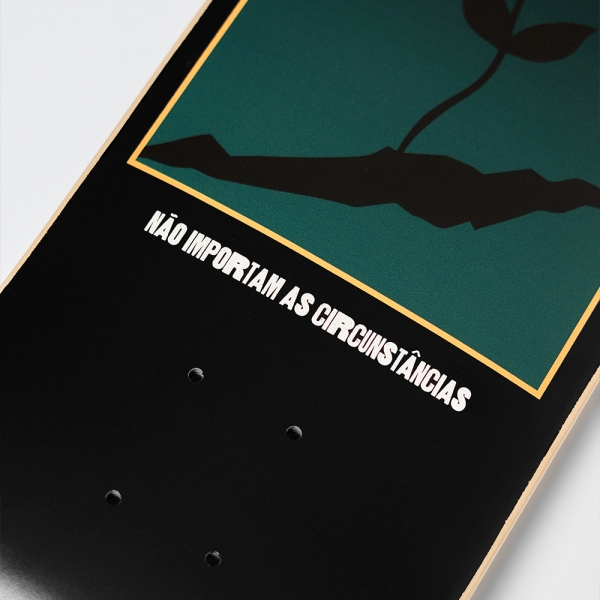 Shape Maple Adiante Skateboarding - Flower - Preto