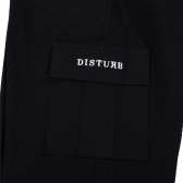 Calça Disturb - Utility Cargo Ripstop Preta