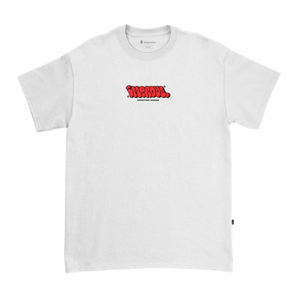 Camiseta Improve - Throw Up - Branca