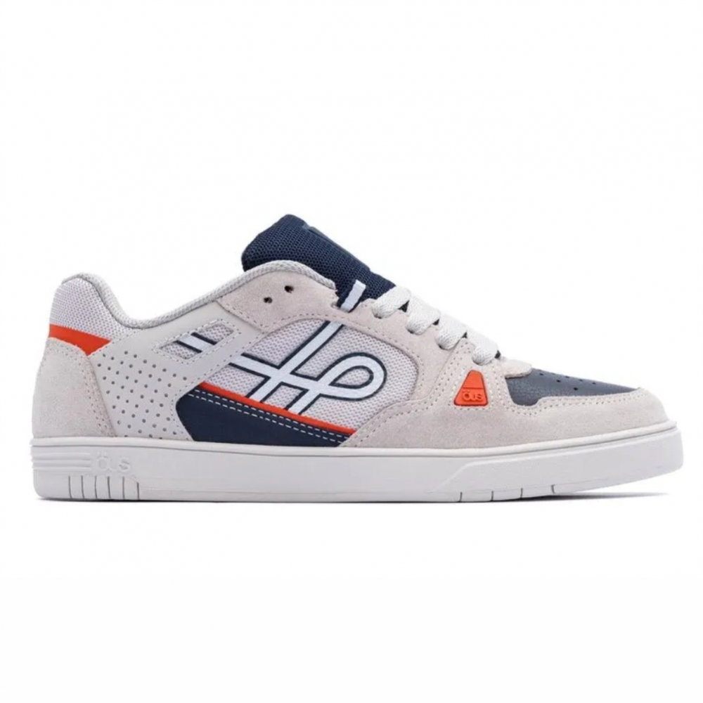 Tênis ÖUS - 2K - Cinza Branco Laranja Essencial
