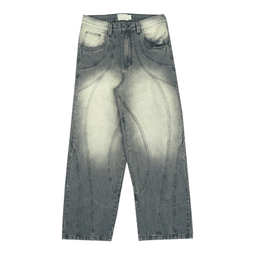 Calça Take-OFF - Disorder Washed Grey Jeans