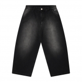 Calça Class - Baggy Jeans Stonewash CLS Preta