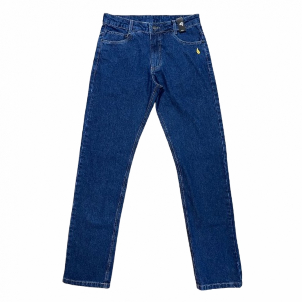 Calça Simple Skate - Trad Jeans - Azul Escuro