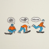 Camiseta Adiante Skate - Sempre Adiante - Off-White