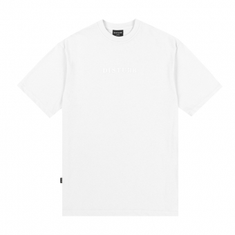 Camiseta Disturb - Core Logo Branca
