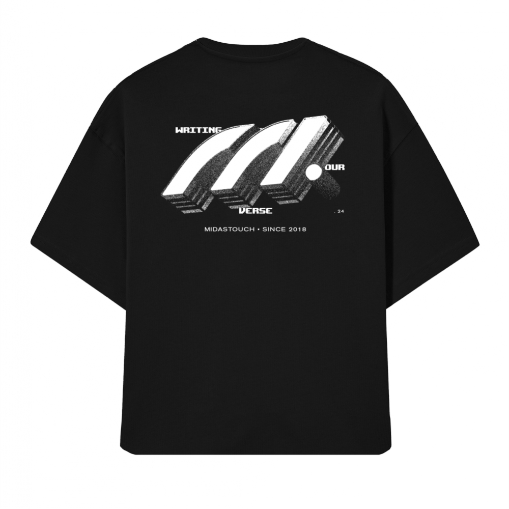 Camiseta Midas Touch - 3D Preta