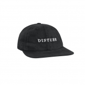 Boné Disturb - 6 Panel Logo Washed - Preto
