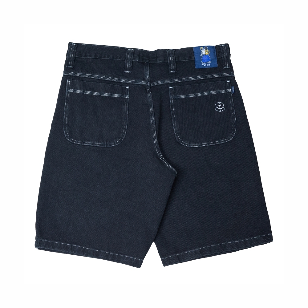 Bermuda Tupode - OG Baggy Jeans - Stone Preto Contraste