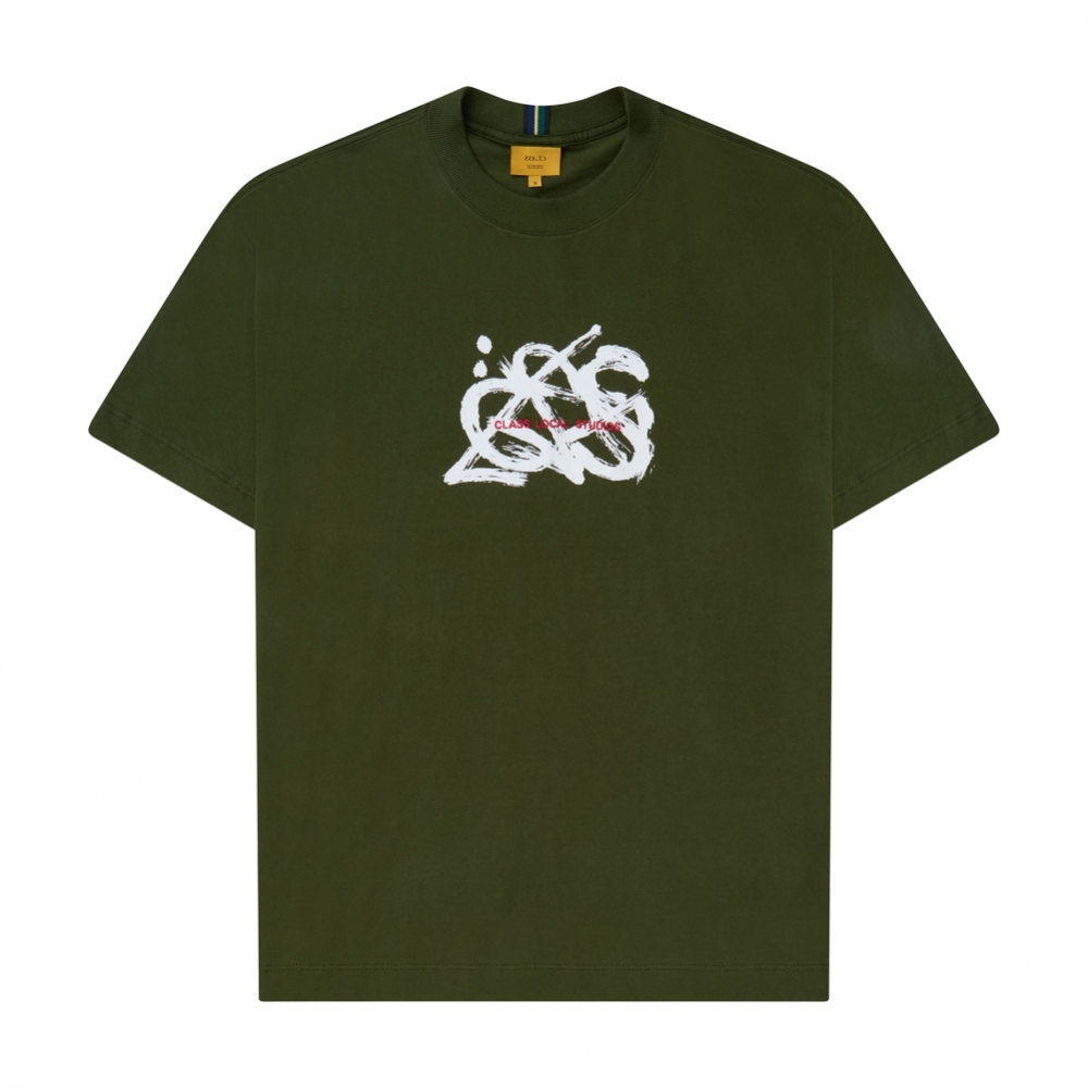 Camiseta Class - White-Out Scribble Verde