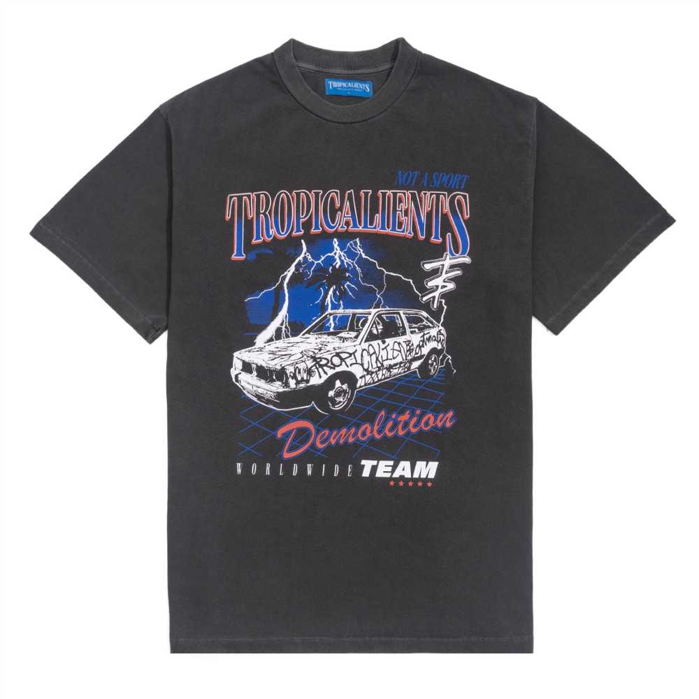 Camiseta Tropicalients - Demolition Preto Estonado