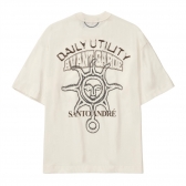 Camiseta QC - Sol em S.A. Boxy - Off-white