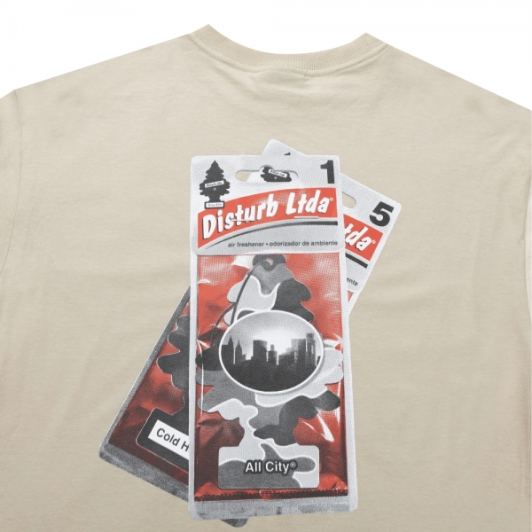 Camiseta Disturb - Air Freshener Bege