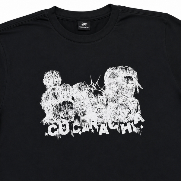 Camiseta Cucaracha Tapes - D01 - Preta