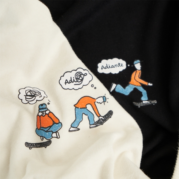 Camiseta Adiante Skate - Sempre Adiante - Off-White