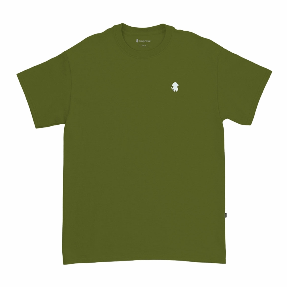 Camiseta Improve - Monkey Logo Relevo - Verde